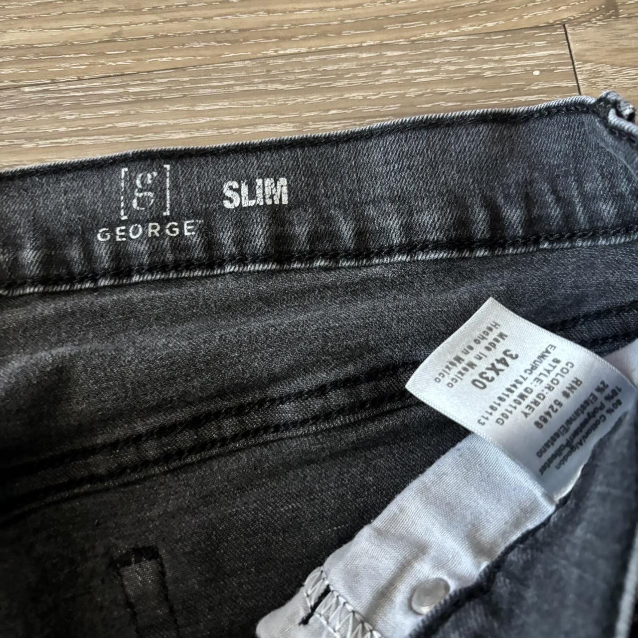 Vintage Crazy Vintage Y2K/2000s Grunge Faded Black Denim Jeans! 34x30 Size US 34 / EU 50 - 8 Thumbnail