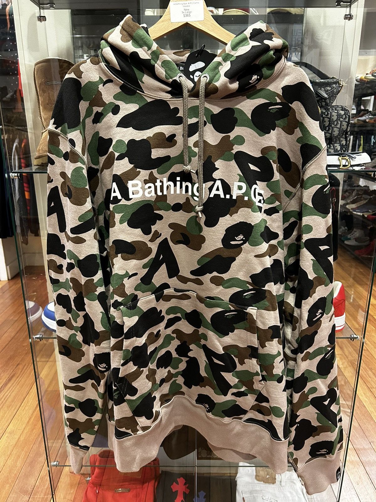 A.P.C. × Bape Bape X APC Camo Hoodie Size US XXL / EU 58 / 5 - 1 Thumbnail