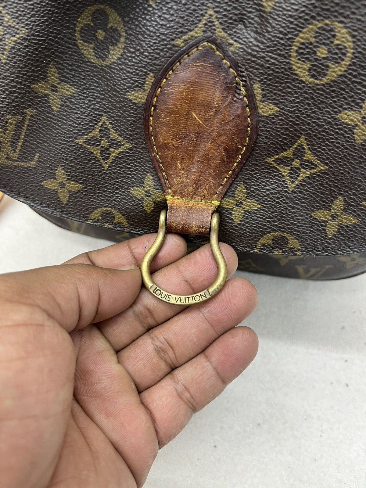 Louis Vuitton × Vintage VTG MONOGRAM LOUIS VUITTON SAINT CLOUD SHOULDER BAG Size ONE SIZE - 4 Thumbnail