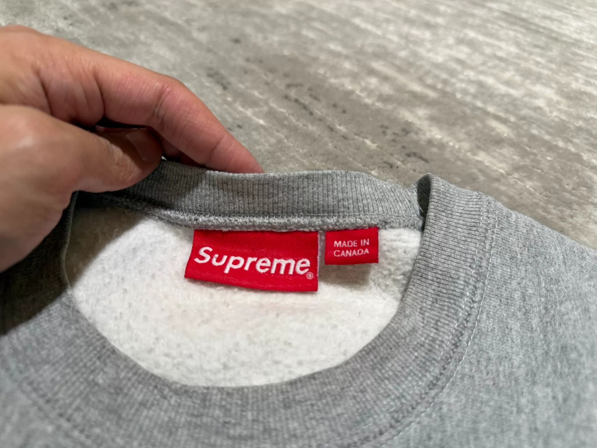 Supreme supreme gray box logo crewneck sweatshirt Size US M / EU 48-50 / 2 - 3 Thumbnail