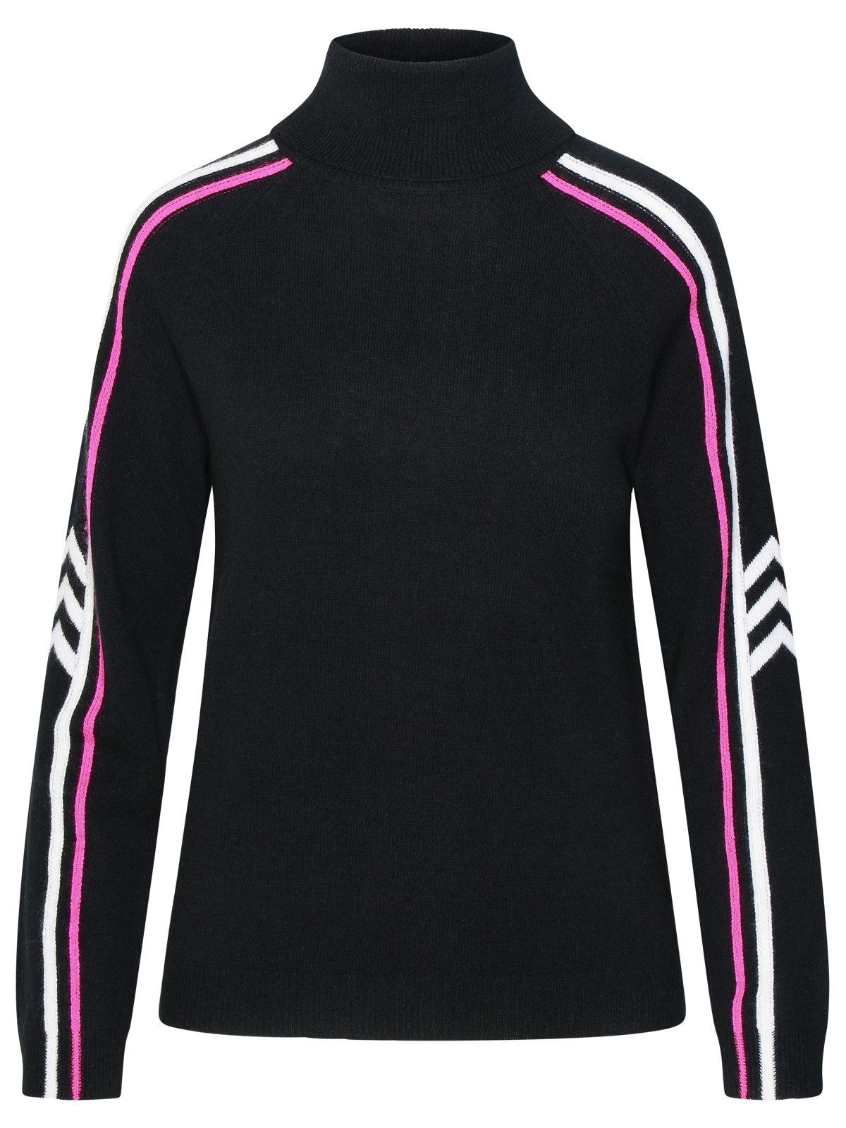 image of Brodie Cashmere Black Cashmere Sweater, Women's (Size XS)