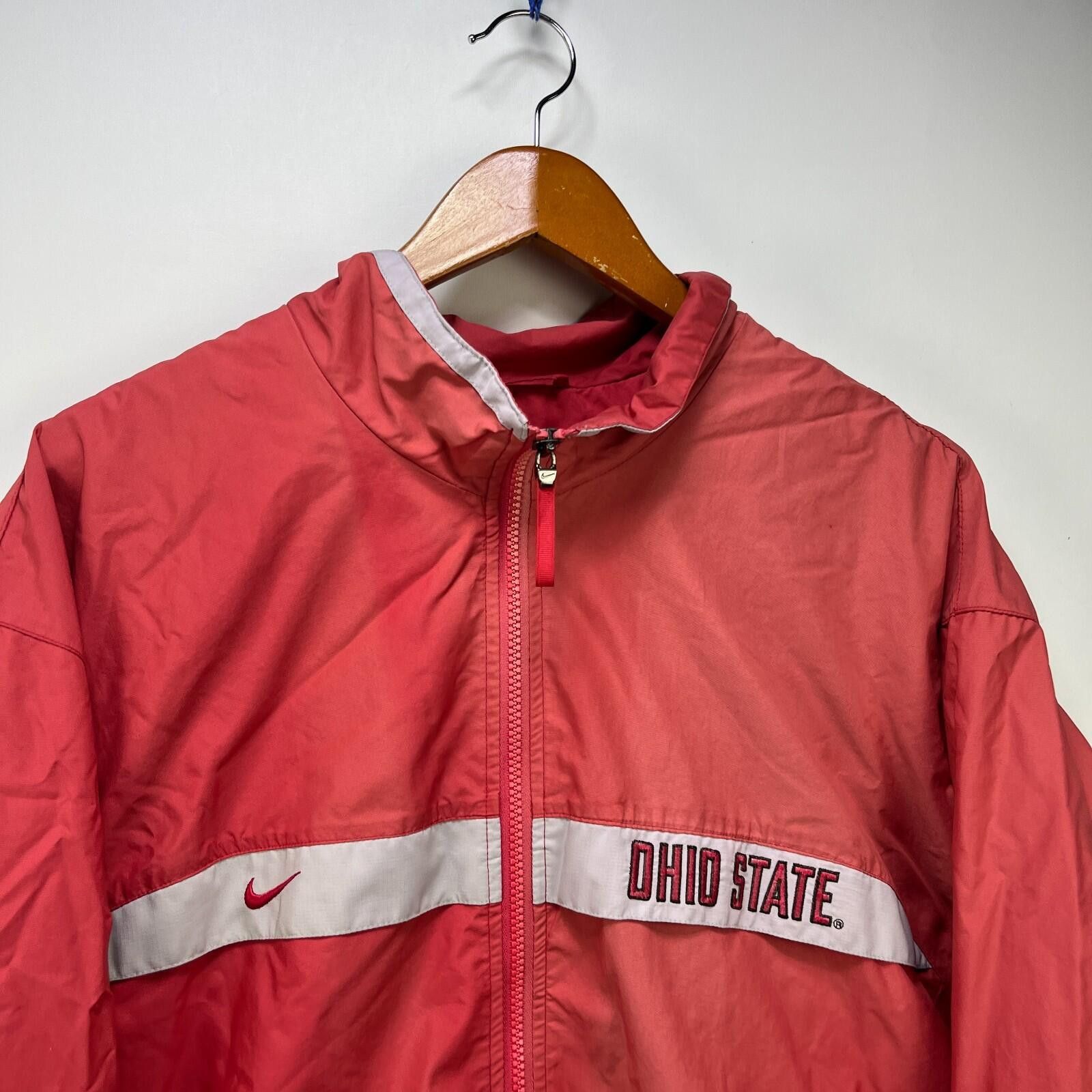 Nike Vintage Nike Ohio State Buckeyes Full Zip Track Jacket XL Size ONE SIZE - 2 Thumbnail