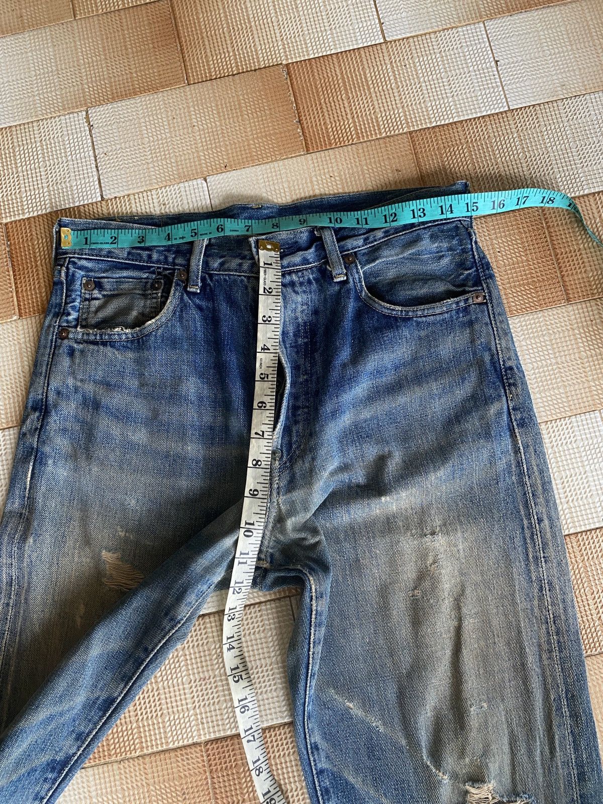 Levi's Vintage Clothing × Salvage × Vintage Vintage 702 big E selvedge denim Size US 30 / EU 46 - 7 Thumbnail