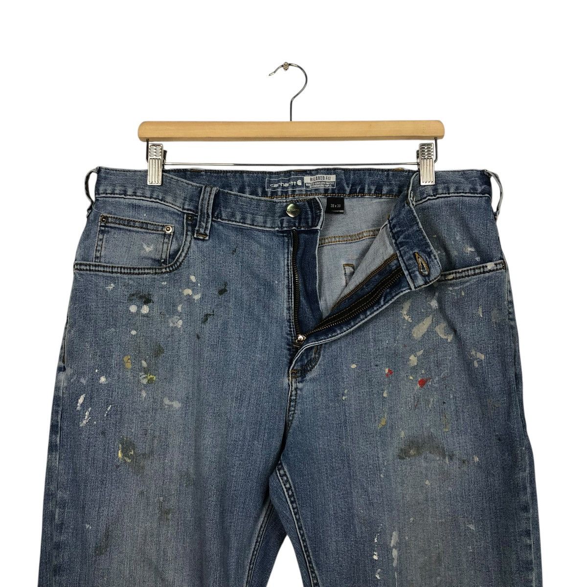 Carhartt 🔥CONSTRUCTION DESIGN VINTAGE CARHARTT DISTRESSED RUGGED FLEX Size US 36 / EU 52 - 16 Thumbnail