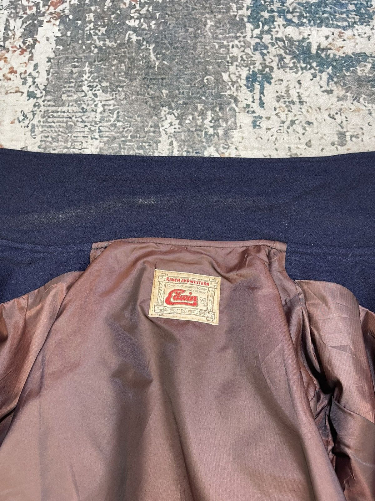 Edwin Vtg Edwin Ranch & Wester Letterman Wool Coach Jacket Size US M / EU 48-50 / 2 - 8 Thumbnail