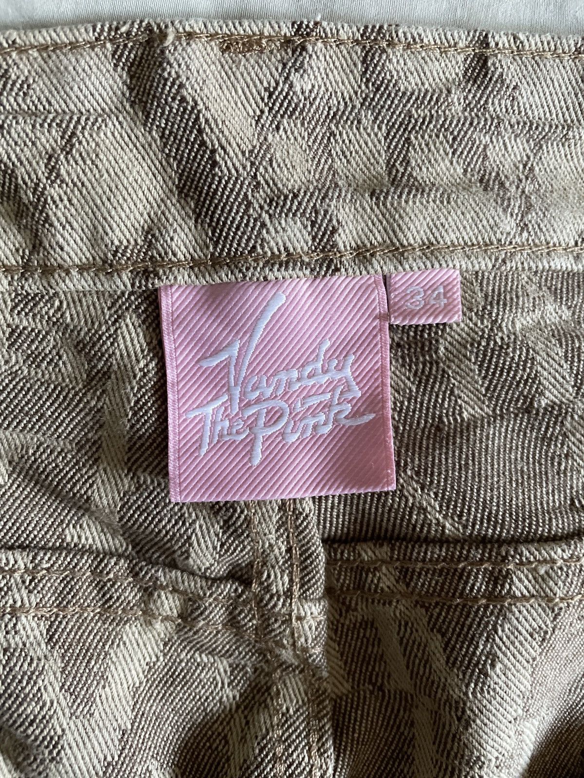 Vandy The Pink VANDY monogram double knee carpenter pants Size US 34 / EU 50 - 4 Thumbnail