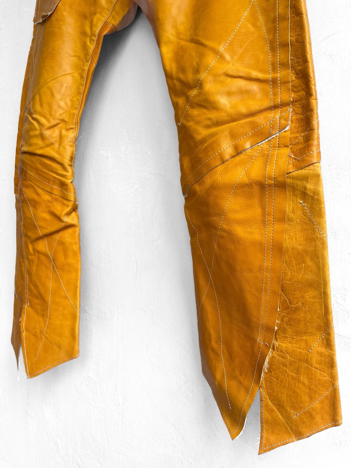 Sulvam Sulvam AW17 Amber Calf Leather Pants Size US 32 / EU 48 - 5 Thumbnail
