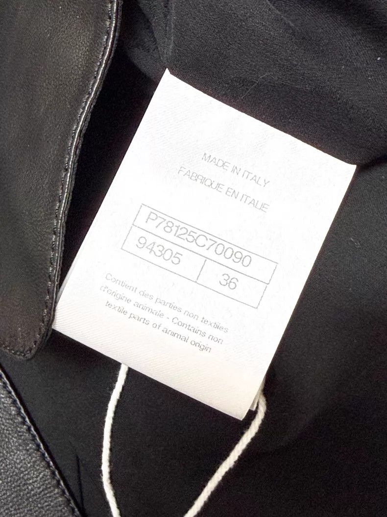 Chanel Chanel Lambskin short-sleeved bow leather jacket Size XS / US 0-2 / IT 36-38 - 6 Thumbnail