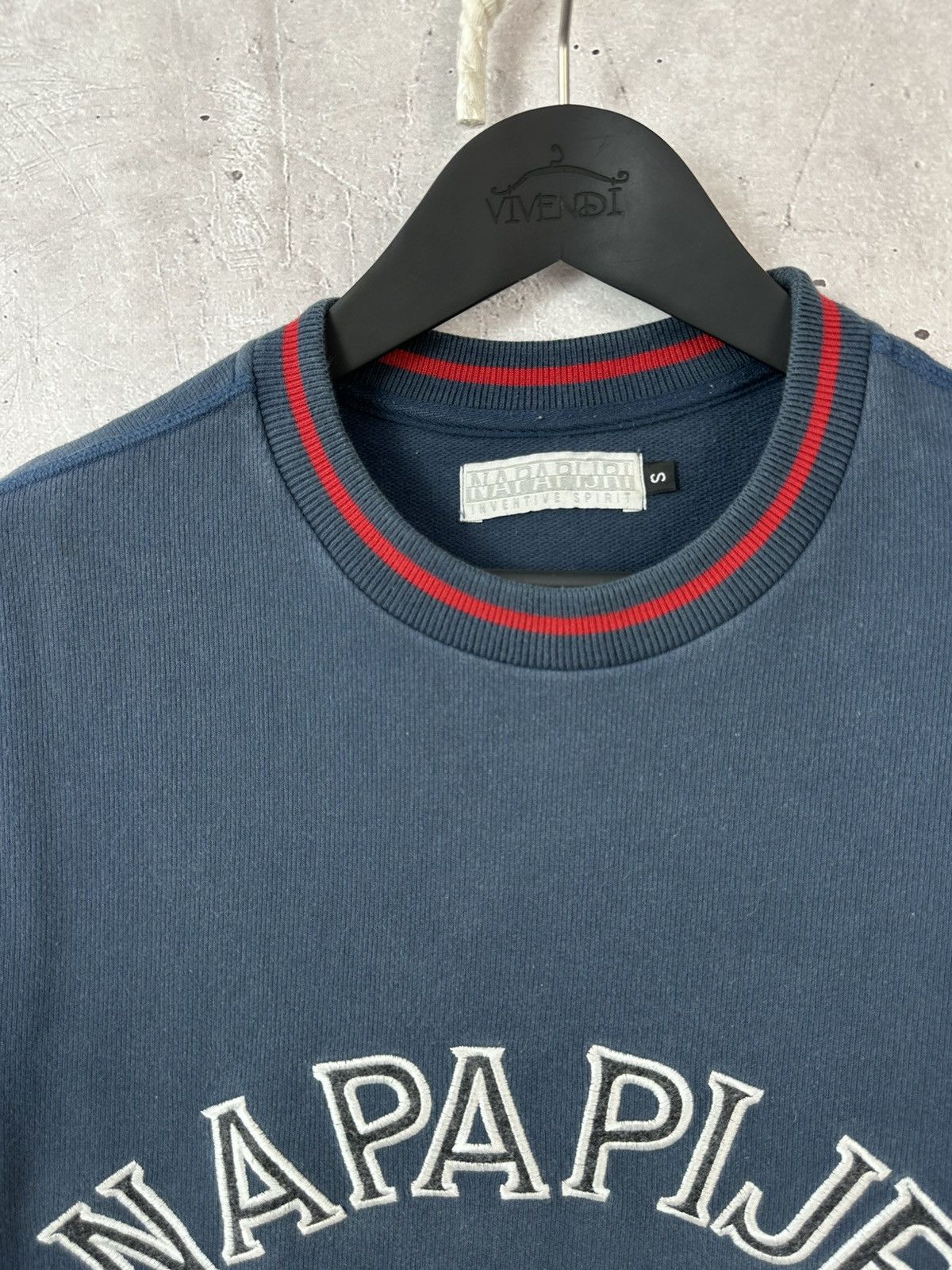 Napapijri Napapijri Inventive Spirit Vintage Dark Navy Sweatshirt Size US L / EU 52-54 / 3 - 3 Thumbnail