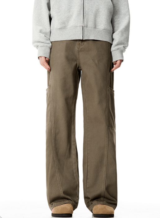 Japanese Brand Retro straight high street loose casual cargo jeans y2k Size US 32 / EU 48 - 1 Thumbnail