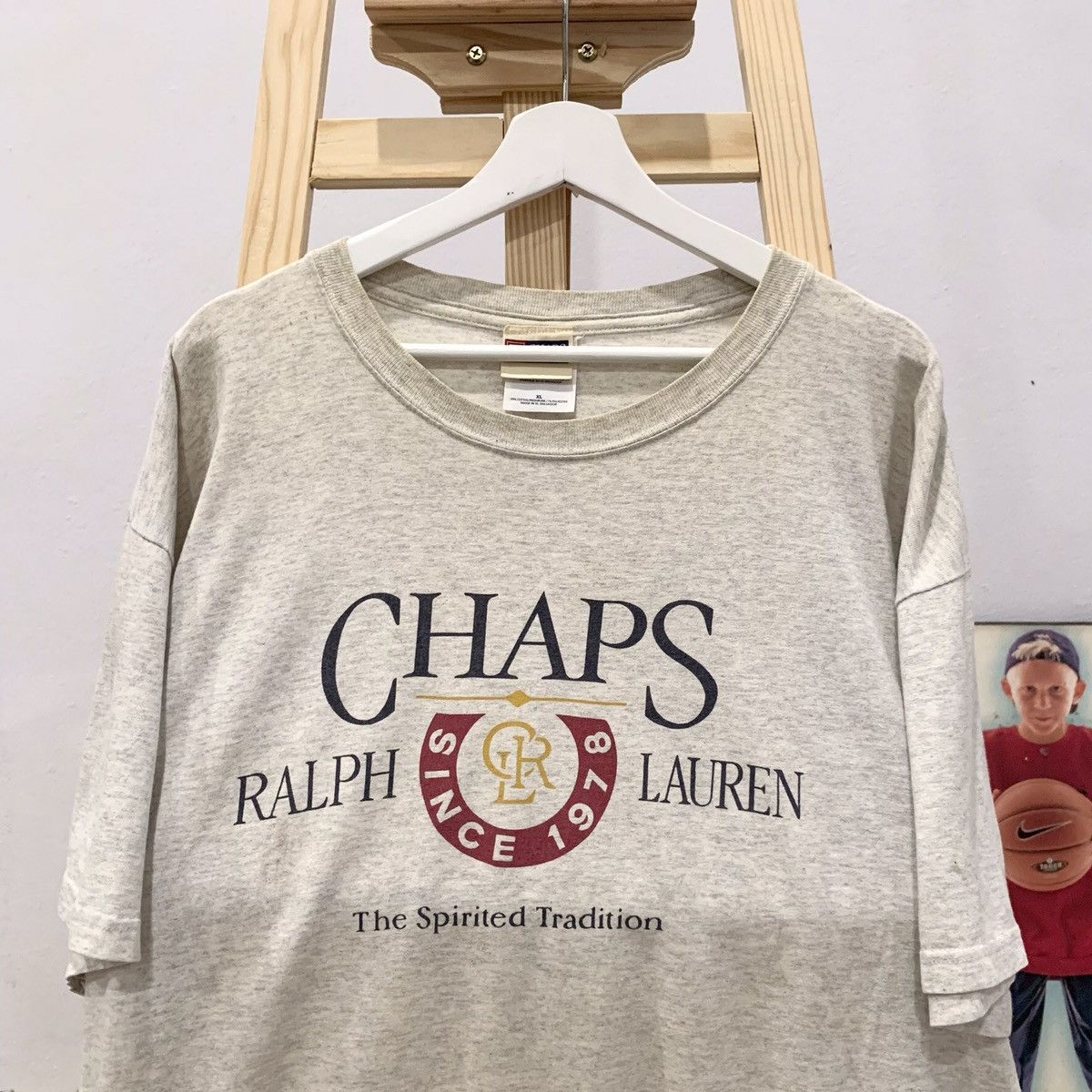 Chaps Ralph Lauren Chaps Big Logo T Shirts Size US XL / EU 56 / 4 - 2 Thumbnail