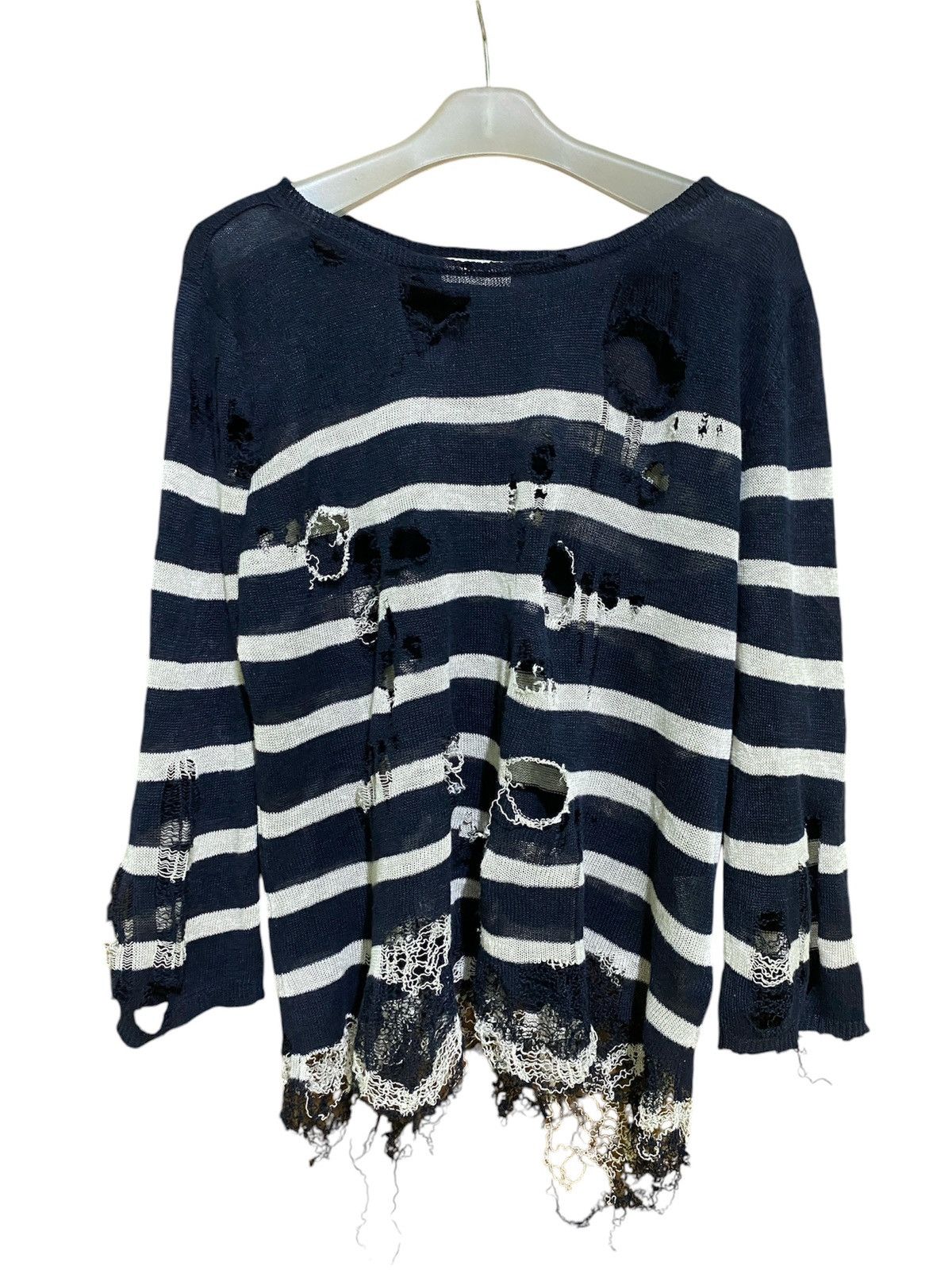 Japanese Brand × Margaret Howell × Yasuyuki Ishii Knit Margaret Howell Distressed Size S / US 4 / IT 40 - 3 Thumbnail