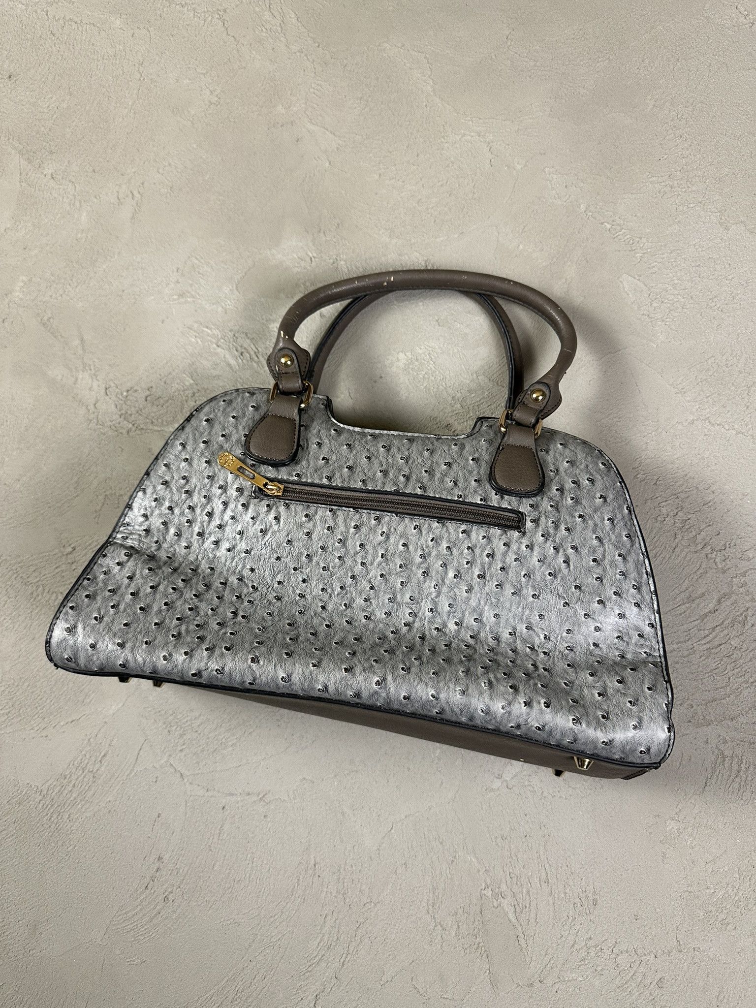 Japanese Brand Vintage Y2k Silver Shiney Handbag 2000s Size ONE SIZE - 5 Thumbnail