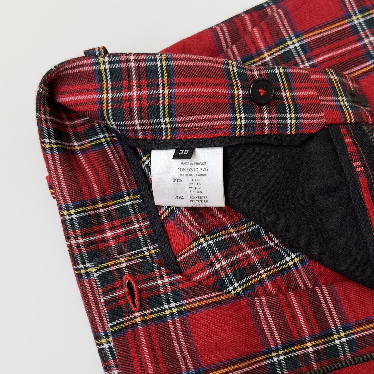 Givenchy Givenchy S/S 2010 Drop-Crotch Plaid Shorts Size US 30 / EU 46 - 4 Thumbnail