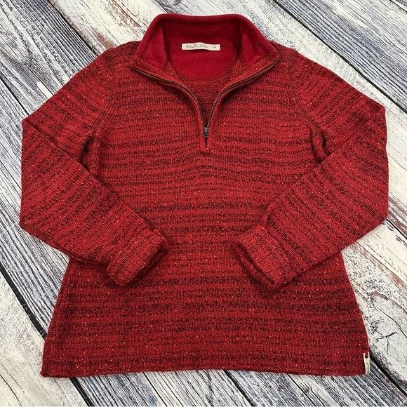 Woolrich Woolen Mills Woolrich Women’s 1/4 Zip Pullover Knit Sweater Size M / US 6-8 / IT 42-44 - 1 Thumbnail