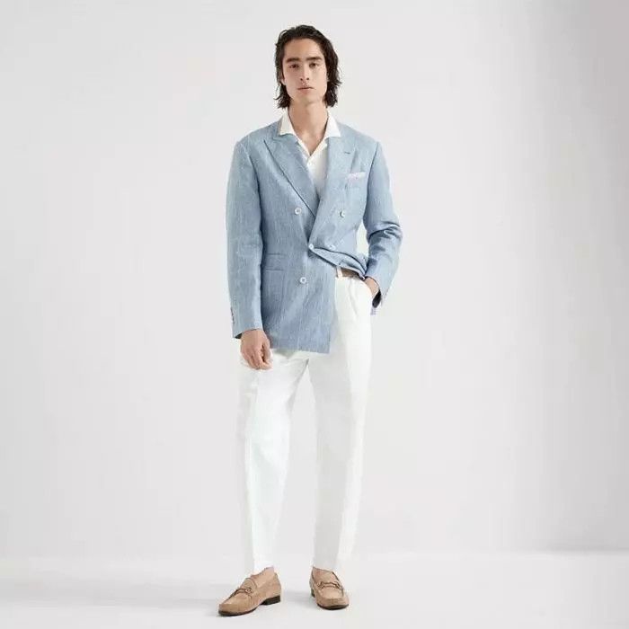 Brunello Cucinelli o1la1rc1a0425 Sweater in White Size US M / EU 48-50 / 2 - 6 Thumbnail