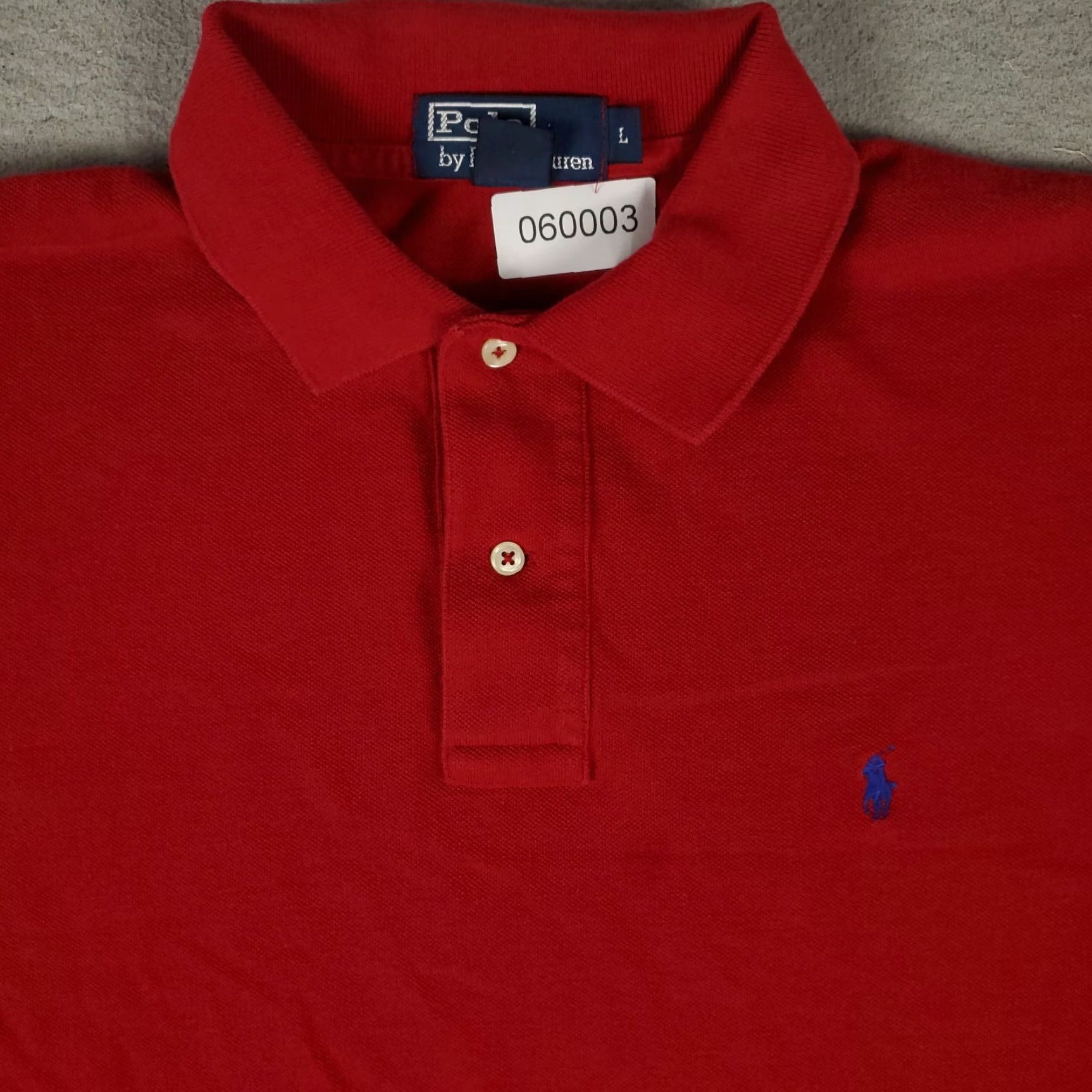 Ralph Lauren Ralph Lauren Polo Shirt Mens Large Red Casual Long Sleeve Preppy Sports Size US L / EU 52-54 / 3 - 2 Thumbnail