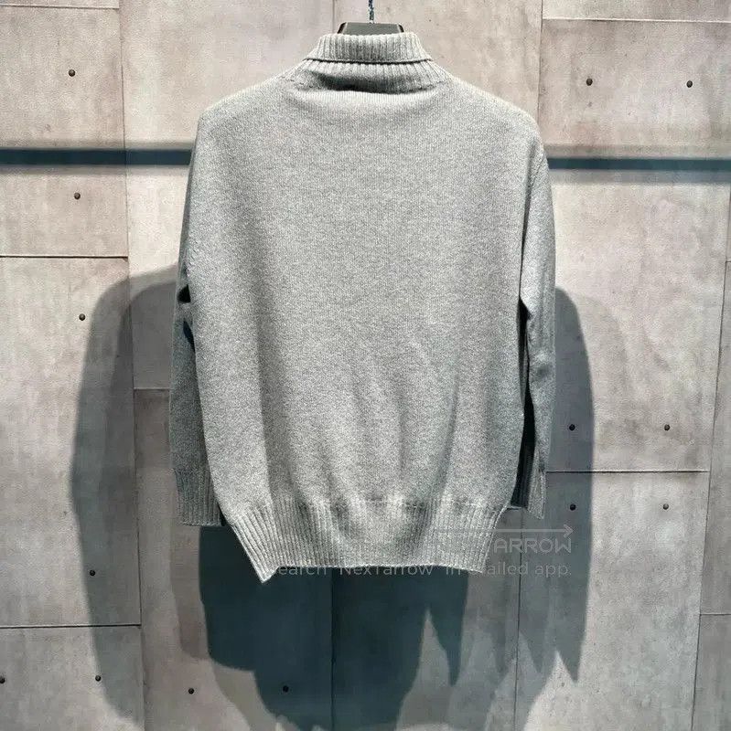 Max Mara MaxMara Gray Cashmere Turtleneck Sweater for Women . Size L / US 10 / IT 46 - 3 Thumbnail
