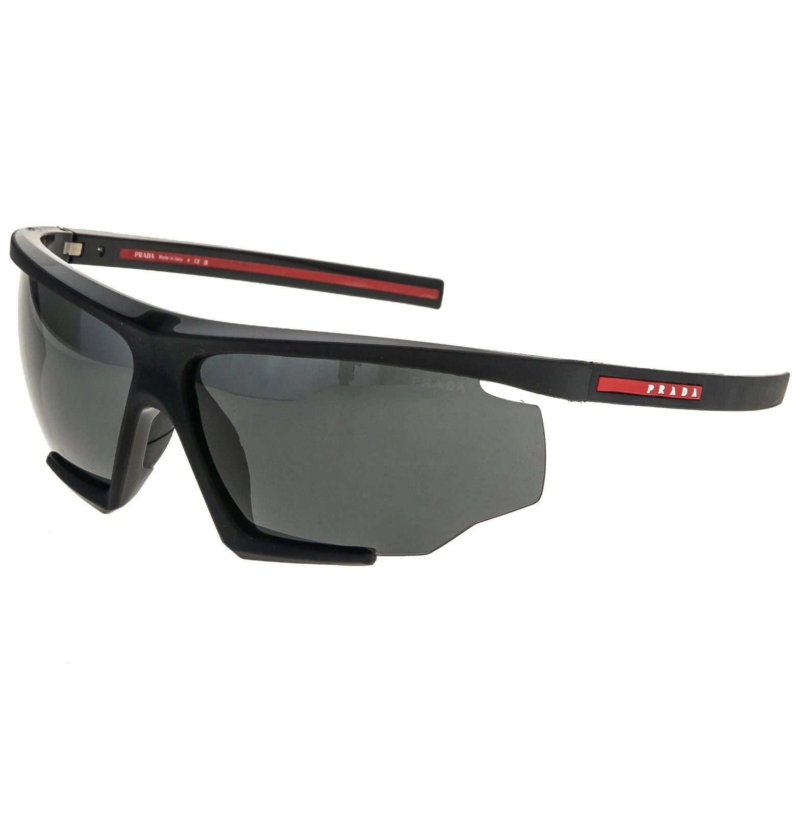 Prada PRADA LINEA ROSSA ACTIVE 07Y Black Rubber Sport Mask PS07YS Size ONE SIZE - 8 Thumbnail