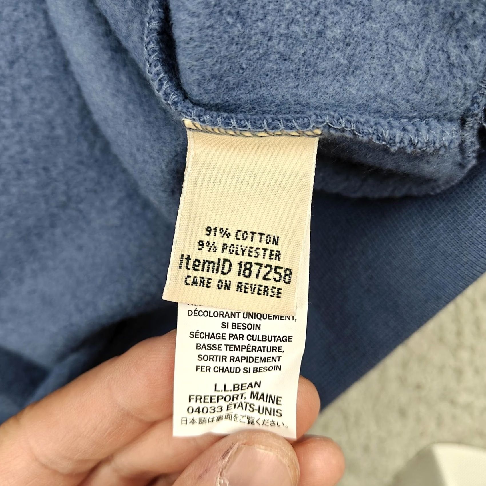 Vintage L.L. Bean Sweatshirt Mens 2XLT Blue Traditional Fit Fleece Crewneck Pullover New Size US XXL / EU 58 / 5 - 3 Thumbnail