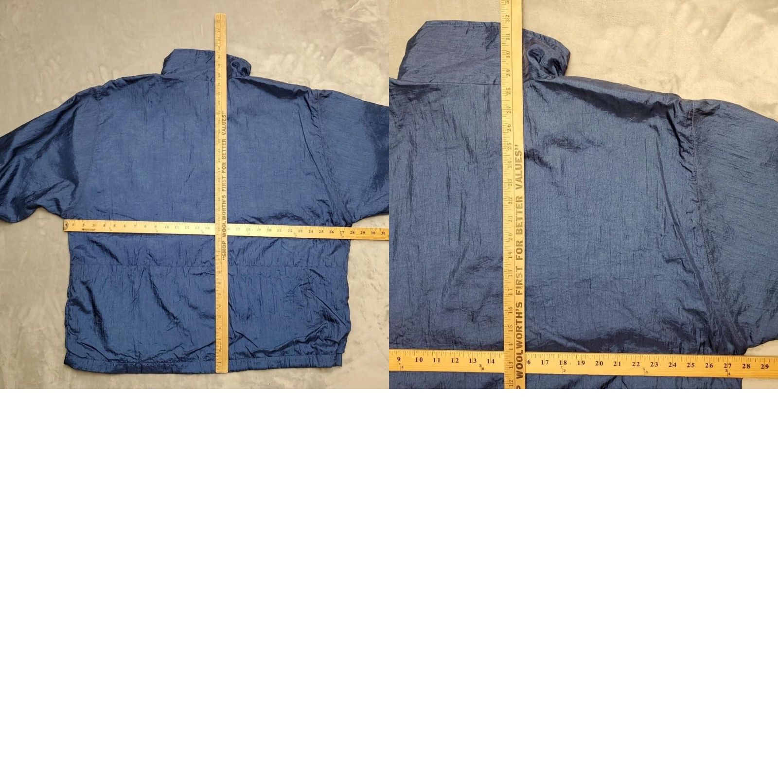 Vintage VINTAGE Active Stuff Jacket Mens 2XL Windbreaker Nylon Crest Patch 90s Coat Blue 2XL Mens Windbreaker Jacket Size US XXL / EU 58 / 5 - 8 Thumbnail