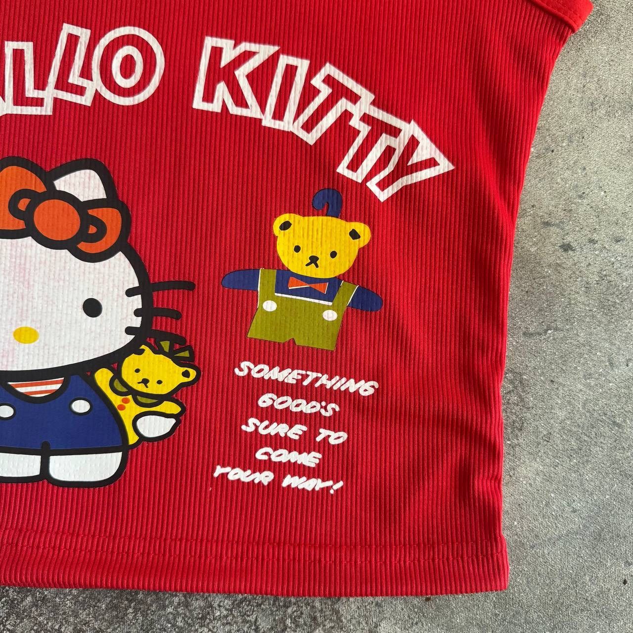 Vintage Hello Kitty Super Sexy Glamour Y2K Vintage Tank Top Size S / US 4 / IT 40 - 7 Thumbnail