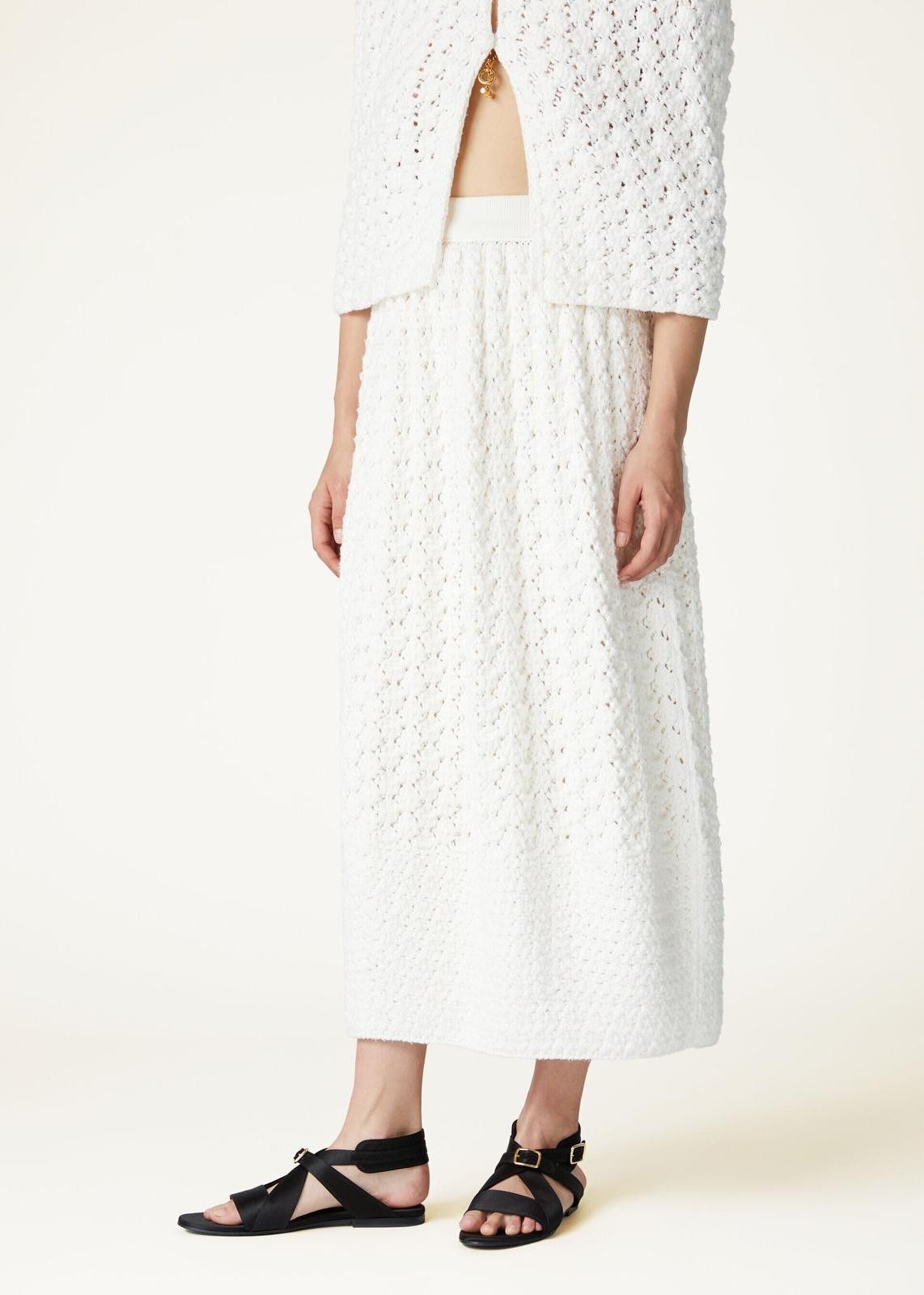 Loro Piana o1srvl11e0425 FAN6365 Nikko Maxi Skirt in White Size 27" / US 4 / IT 40 - 7 Thumbnail
