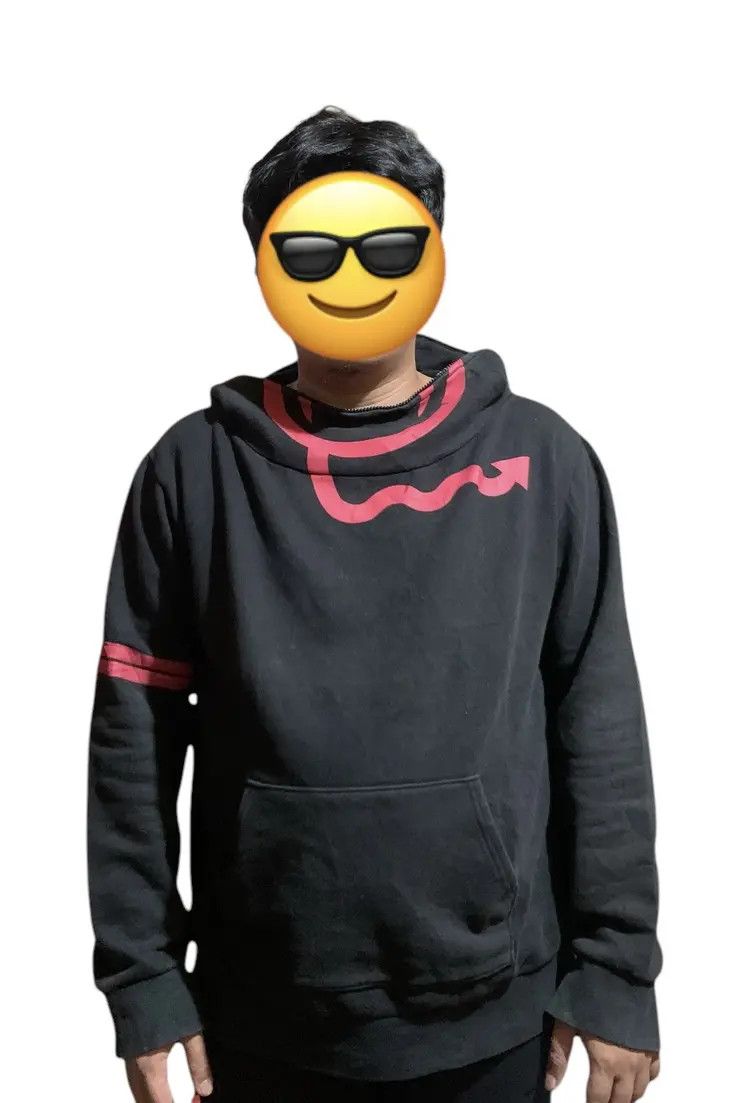 20471120 2000s G.O.G cyber punk devil mask bono styled hoodie Size US L / EU 52-54 / 3 - 8 Thumbnail