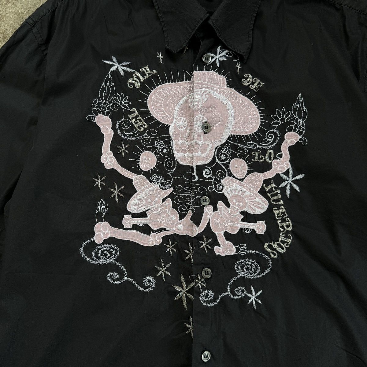 Energie × Vintage Energie Mexicano Black Shirt Size US XL / EU 56 / 4 - 3 Thumbnail
