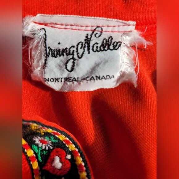 Vintage Vintage Irving Nadler puffy sleeve orange blouse 70s - S Size S / US 4 / IT 40 - 4 Thumbnail