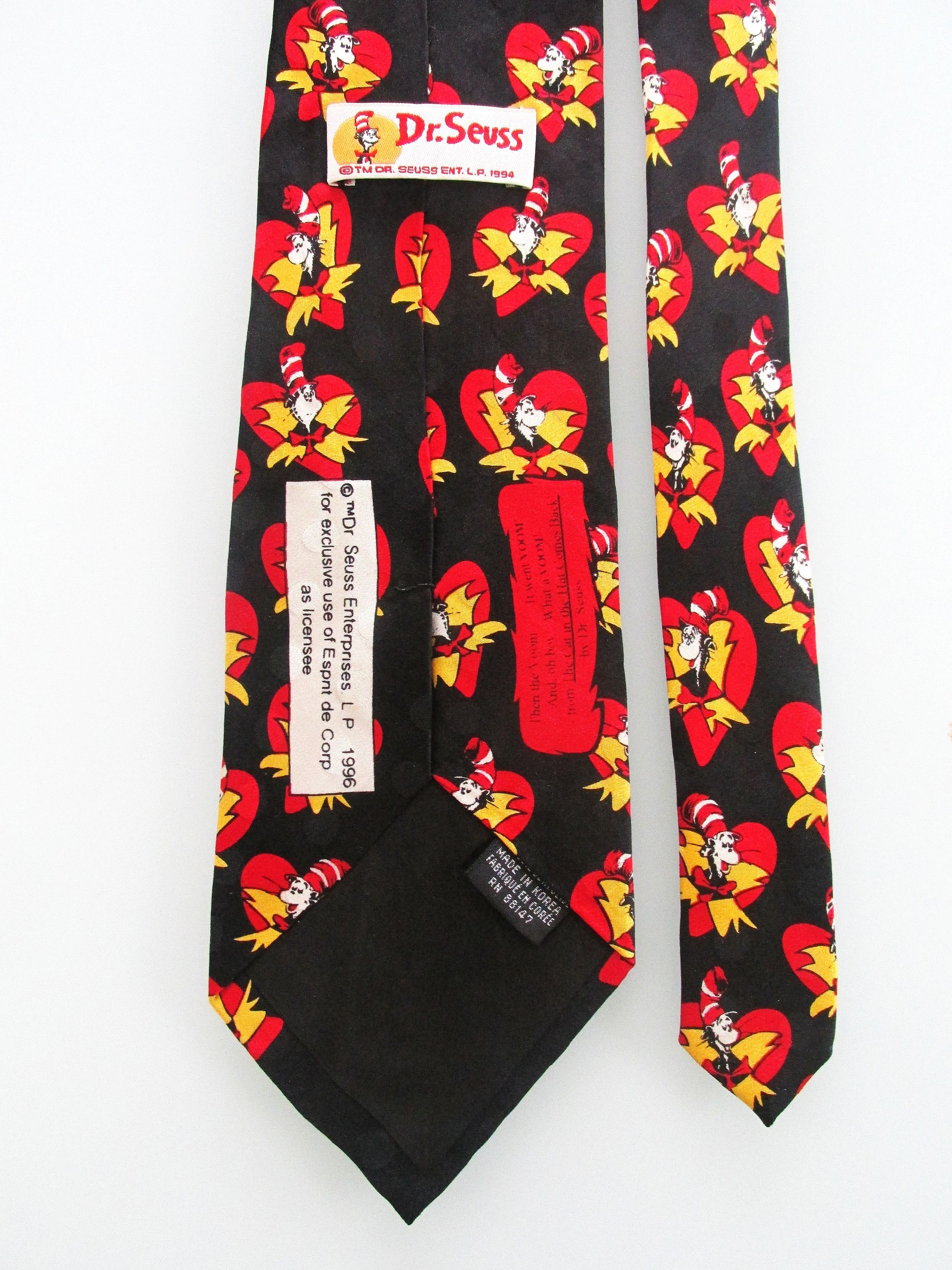 Other Dr. Seuss/Cat In The Hat Vintage Men's Silk Tie Size ONE SIZE - 4 Thumbnail