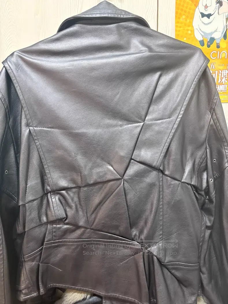 Comme des Garcons Comme Des Garcons Pleated leather jacket Size US L / EU 52-54 / 3 - 8 Thumbnail