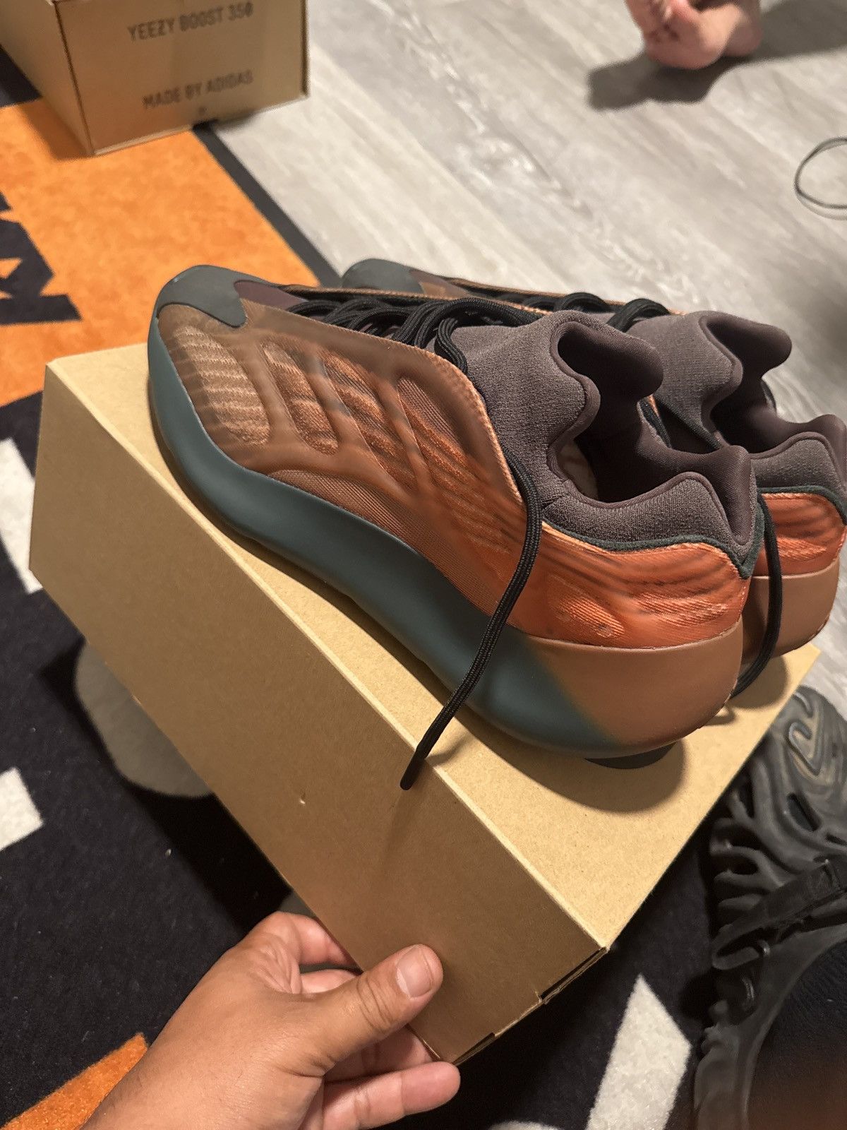 Adidas Yeezy 700 v3 “copper” Size US 11.5 / EU 44-45 - 5 Thumbnail