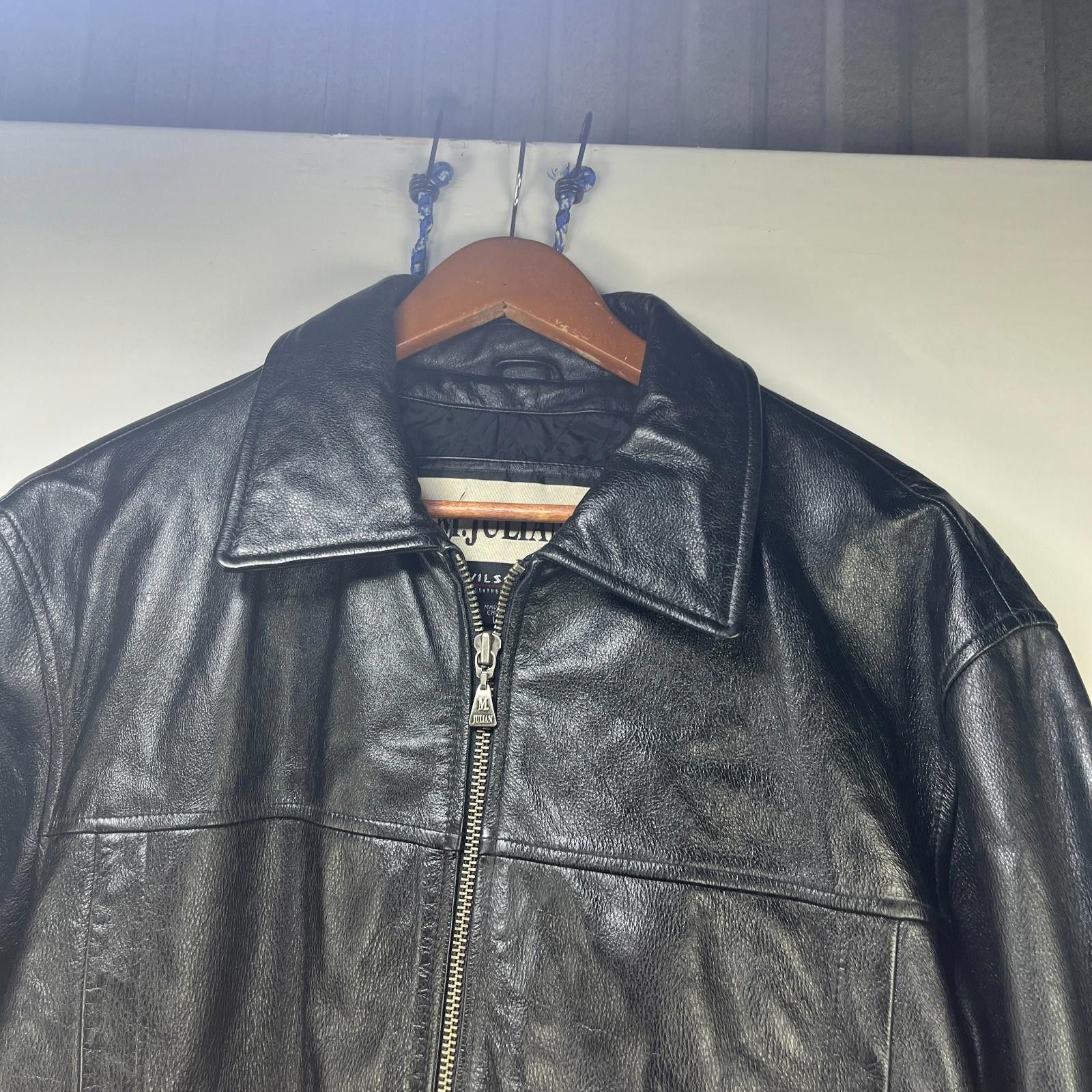 Wilsons Leather Vintage Wilsons Leather Julian Jacket Black Large Size US L / EU 52-54 / 3 - 2 Thumbnail