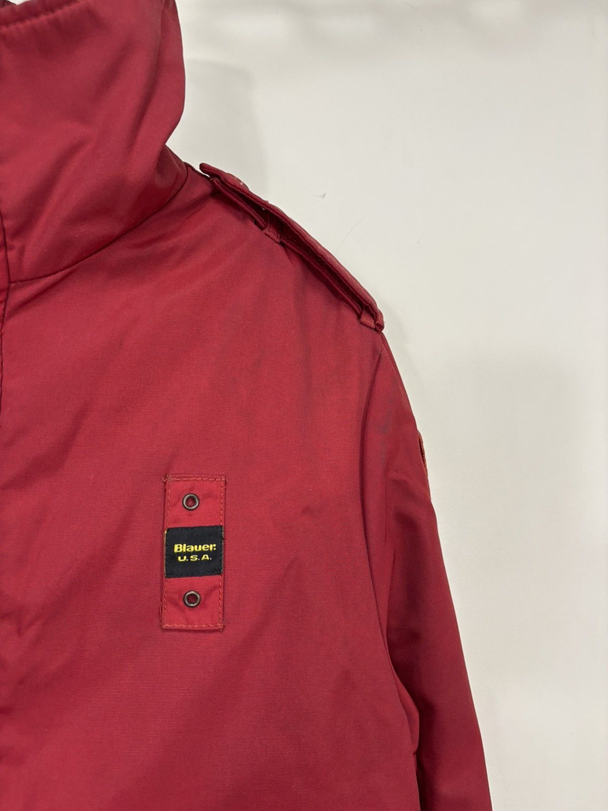 Other Blauer Vintage Men’s Red Insulated USA Police Bomber Jacket Size US M / EU 48-50 / 2 - 6 Thumbnail