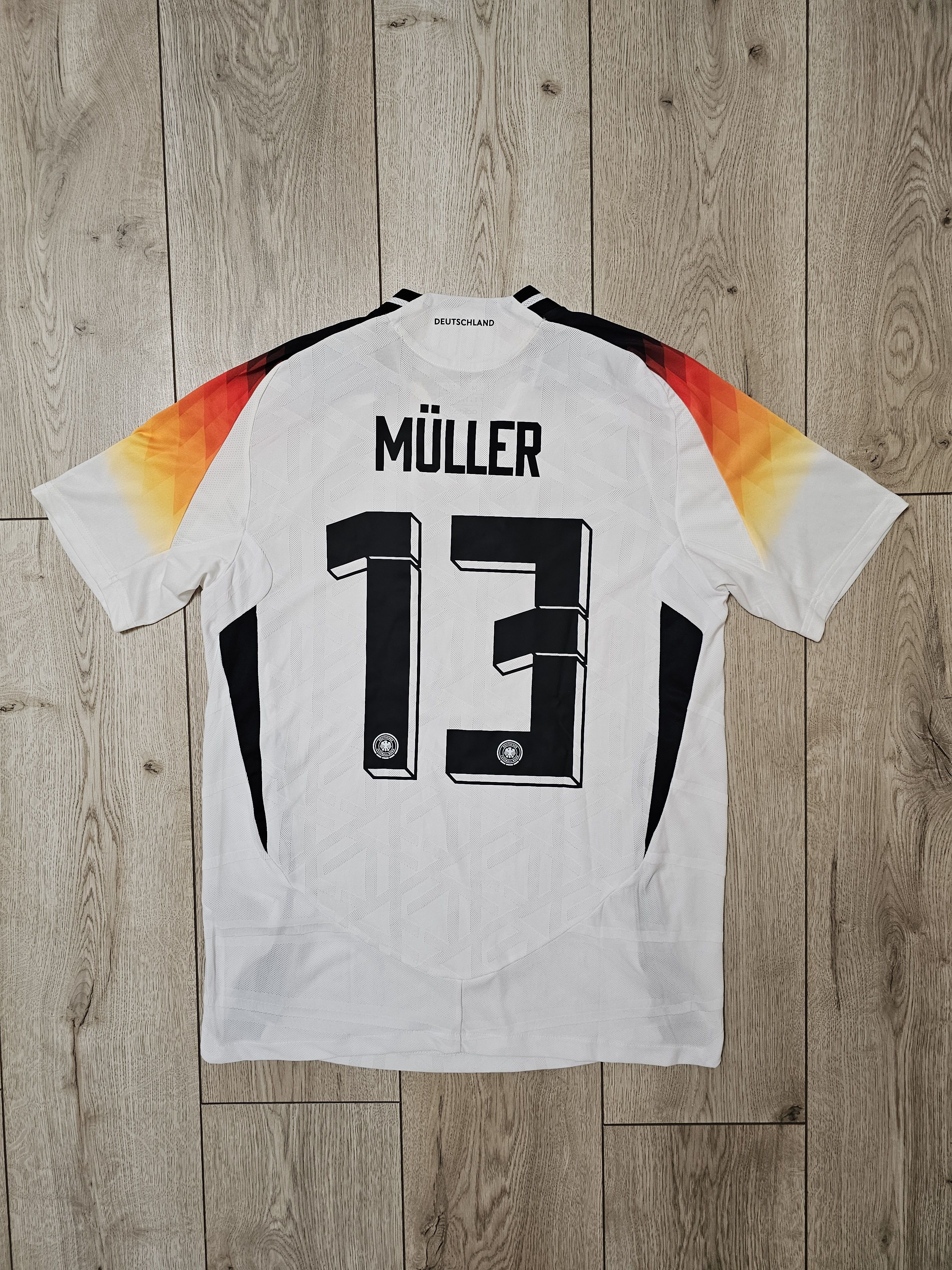 Adidas GERMANY 2024 HOME MULLER PLAYER VERSION FOOTBALL SOCCER Size US M / EU 48-50 / 2 - 1 Thumbnail