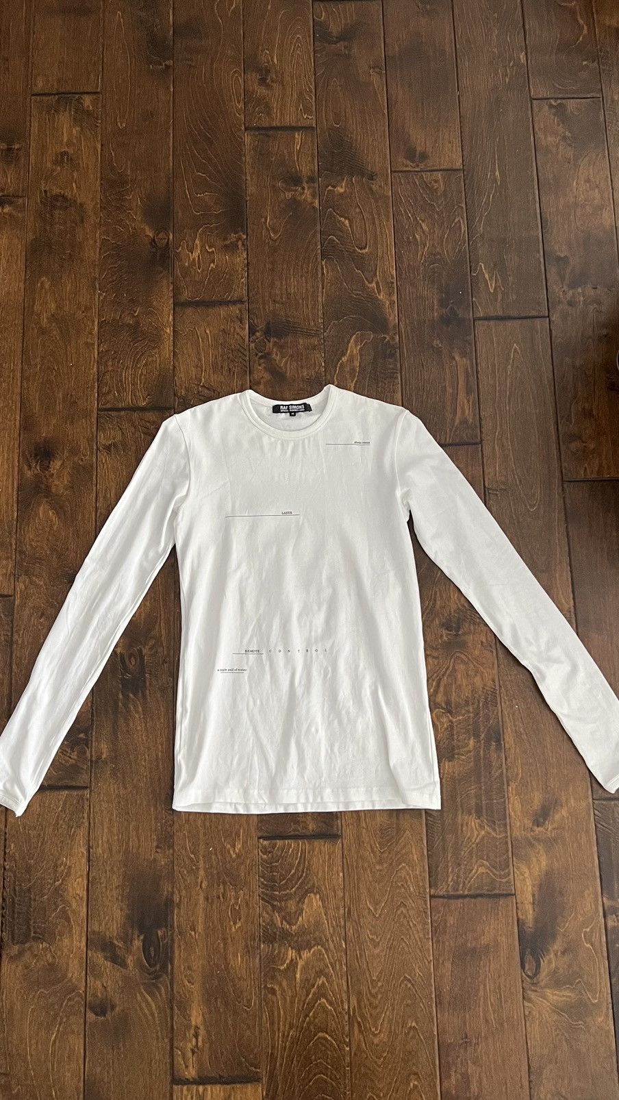 トップス A/W2004 raf simons long sleeve Raf Simons 2004 Rave Signal Long Sleeve Shirt – First Times
