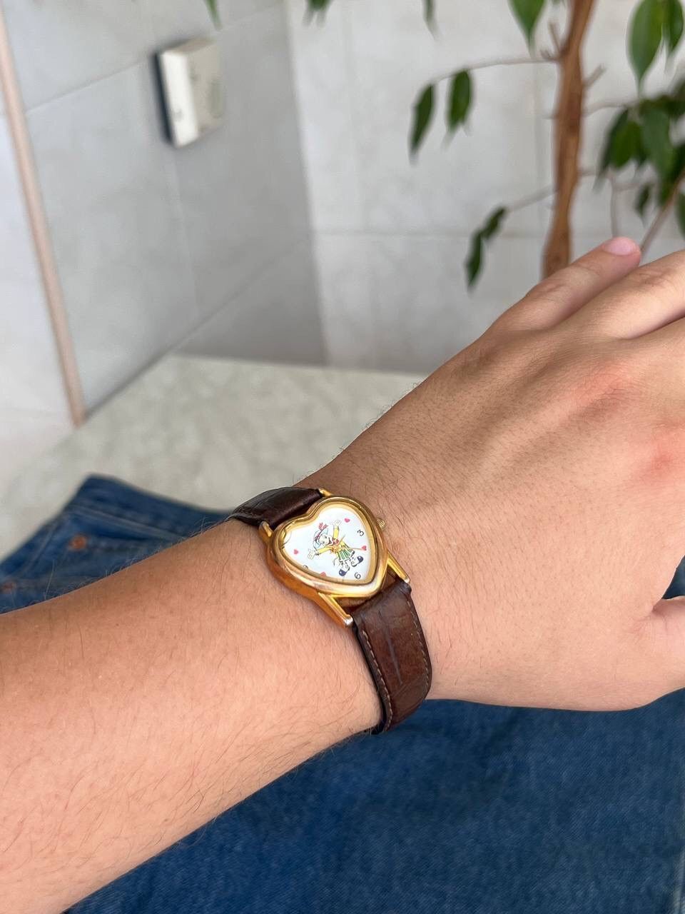 Japanese Brand × Vintage Vintage ❤️ Heart Japanese style futuristic Steel Watch Size ONE SIZE - 7 Thumbnail