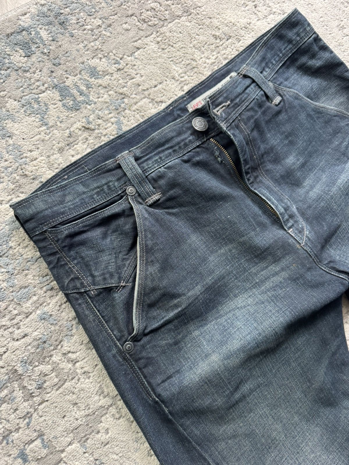 Levi's Vintage Clothing Levis Engineered Buckle Back Denim Jeans Size 34 Size US 34 / EU 50 - 10 Thumbnail