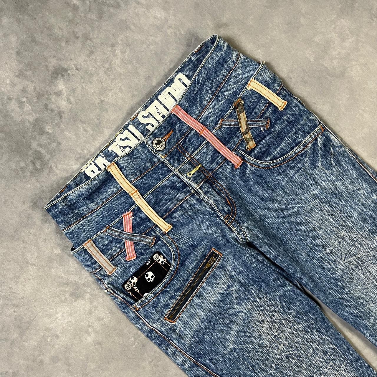 Number (N)ine 2000s Japanese Hysteric Skull Asymmetric Double Waist y2k Size US 27 - 4 Thumbnail