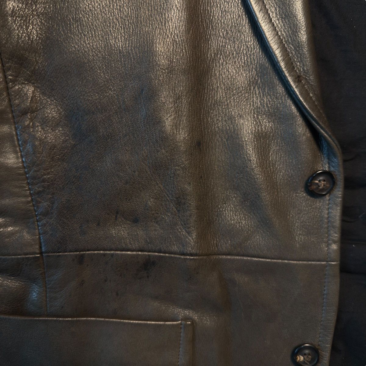 Maison Margiela AW2005 Maison Margiela Leather Blazer Jacket Size US M / EU 48-50 / 2 - 21 Thumbnail