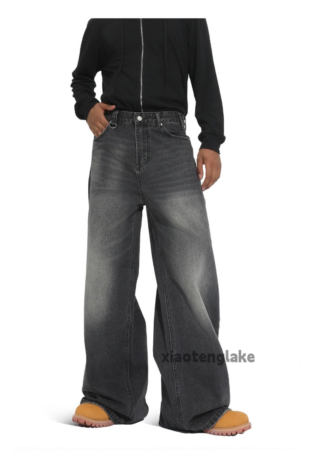 Jean xz vintage washed faded cleanfit yuppie bootcut jeans Size US 30 / EU 46 - 1 Thumbnail