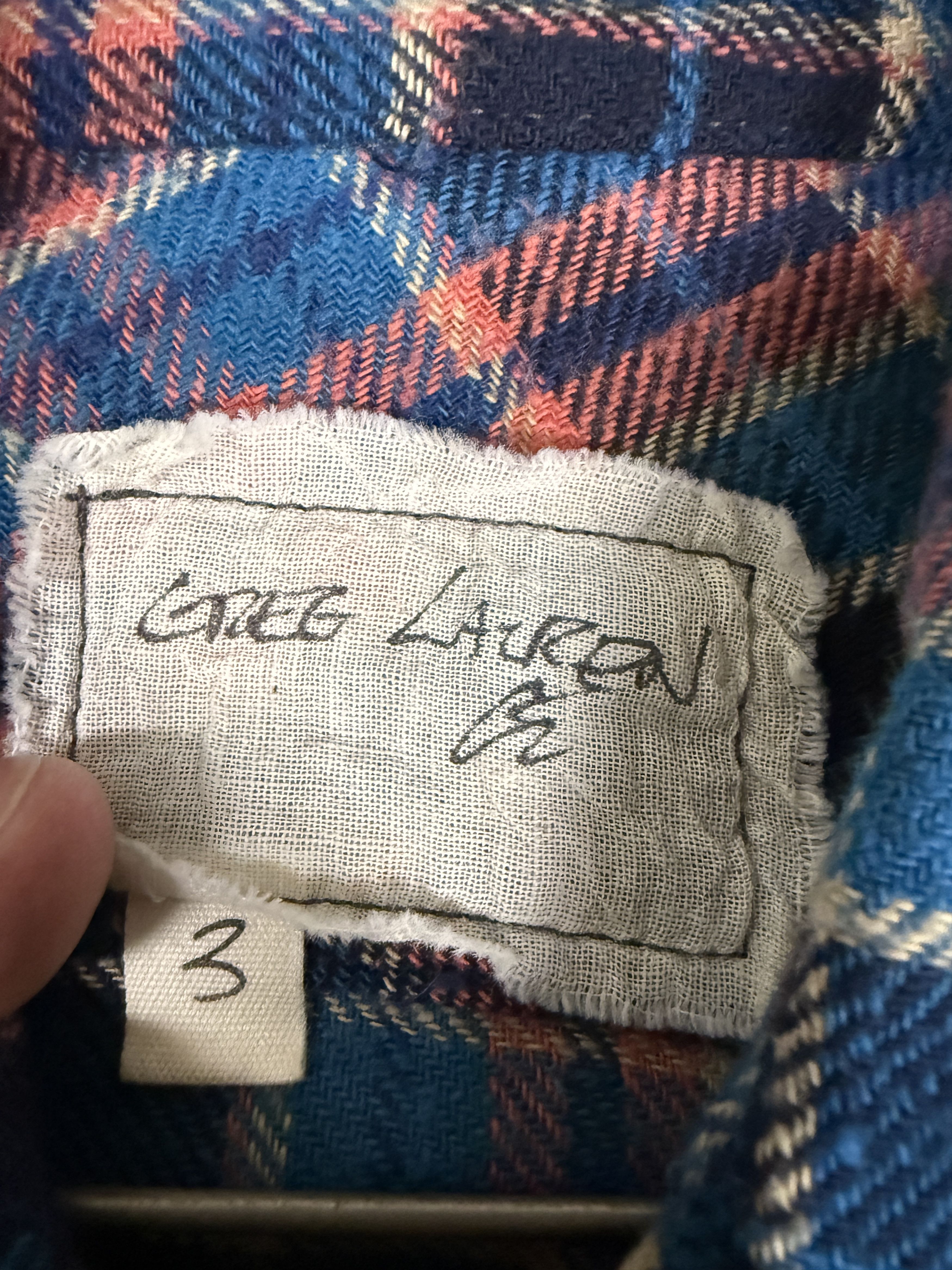 Greg Lauren $795 Greg Lauren Plaid Short Sleeve Shirt Size US L / EU 52-54 / 3 - 6 Thumbnail