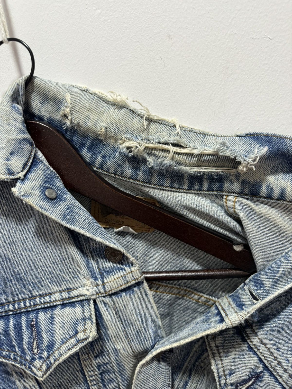 Levi's × Levi's Vintage Clothing × Vintage VINTAGE 80s LEVIS 70706-0216 STAMP 698 TRUCKER DENIM JACKET Size US S / EU 44-46 / 1 - 15 Thumbnail