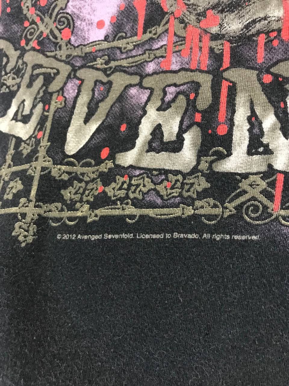 Band Tees Avenged Sevenfold 2012 vintage rock band tee Size US S / EU 44-46 / 1 - 4 Thumbnail