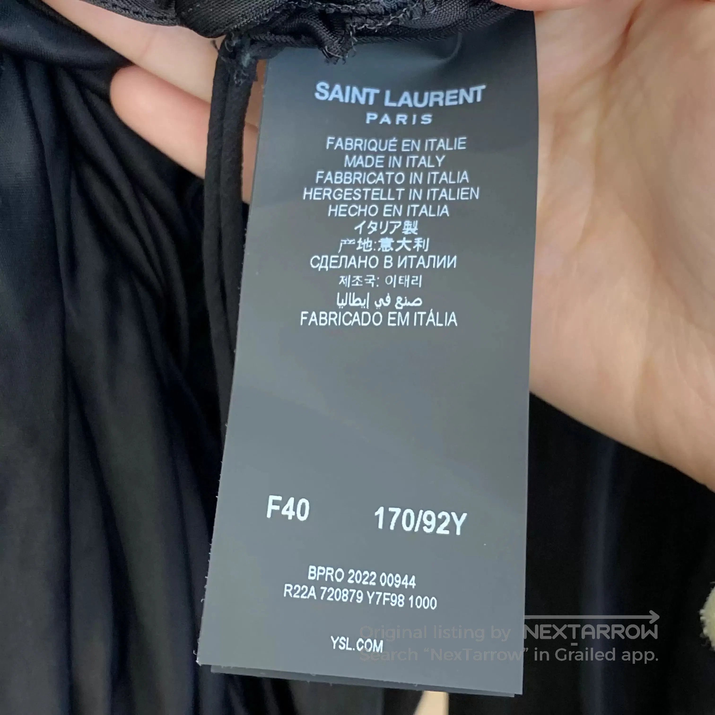 Saint Laurent Paris Saint Laurent Black Turtleneck Long Sleeve Dress. Size S / US 4 / IT 40 - 5 Thumbnail