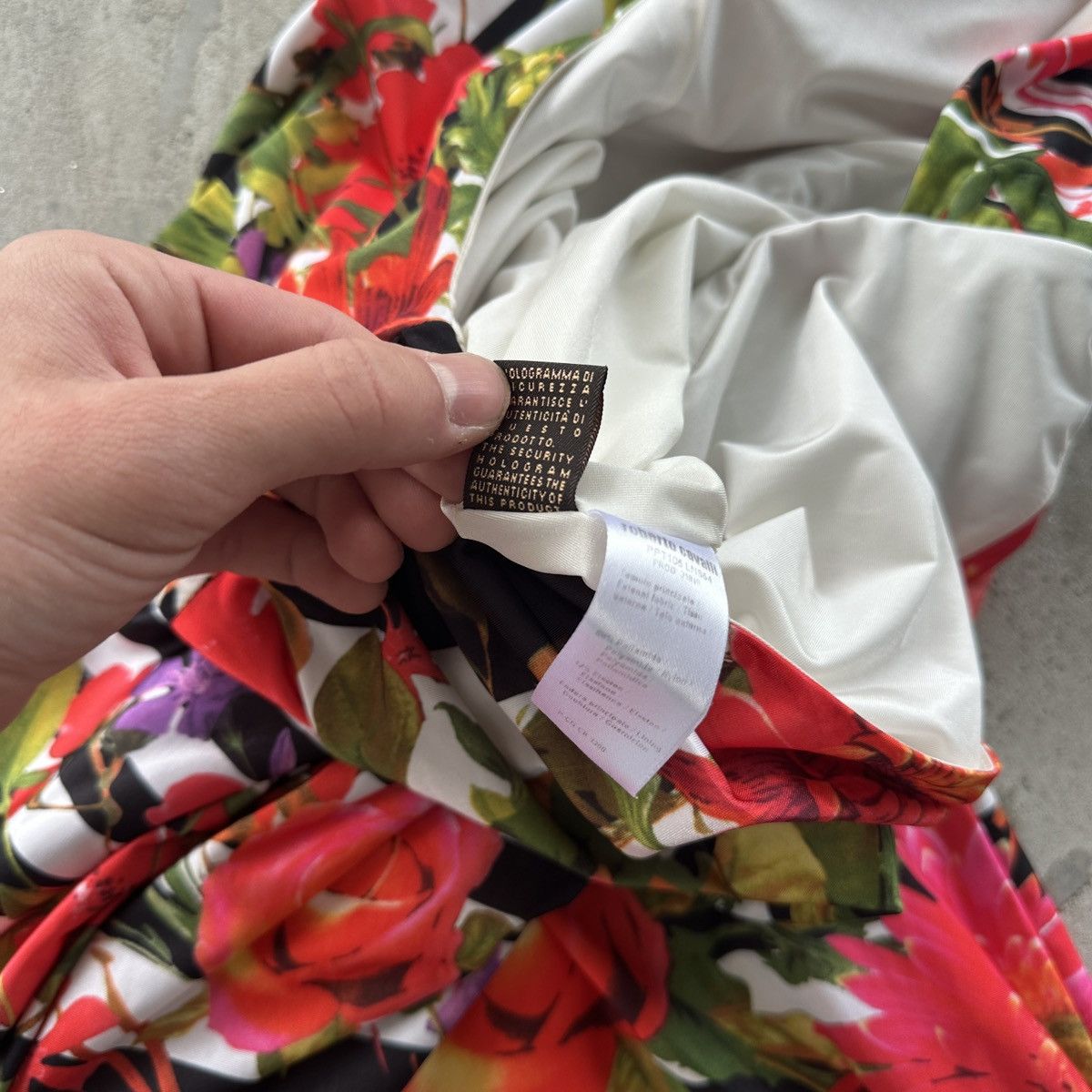 Roberto Cavalli Vintage Roberto Cavalli Floral Midi Dress Melat Red Womens M Size M / US 6-8 / IT 42-44 - 11 Thumbnail