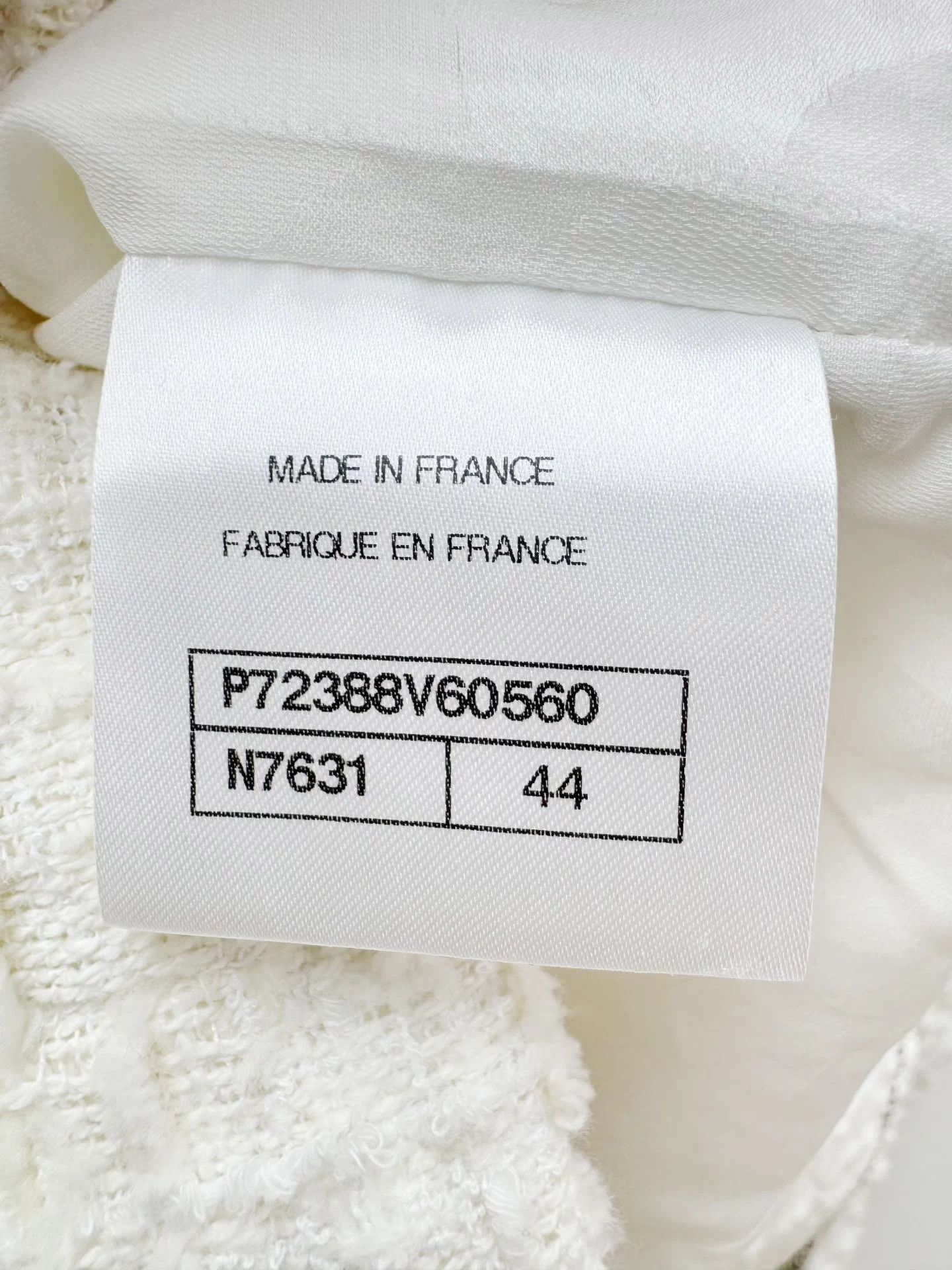 Chanel Chanel White Woven Jacket Size 44 Wang Yibo Size L / US 10 / IT 46 - 5 Thumbnail