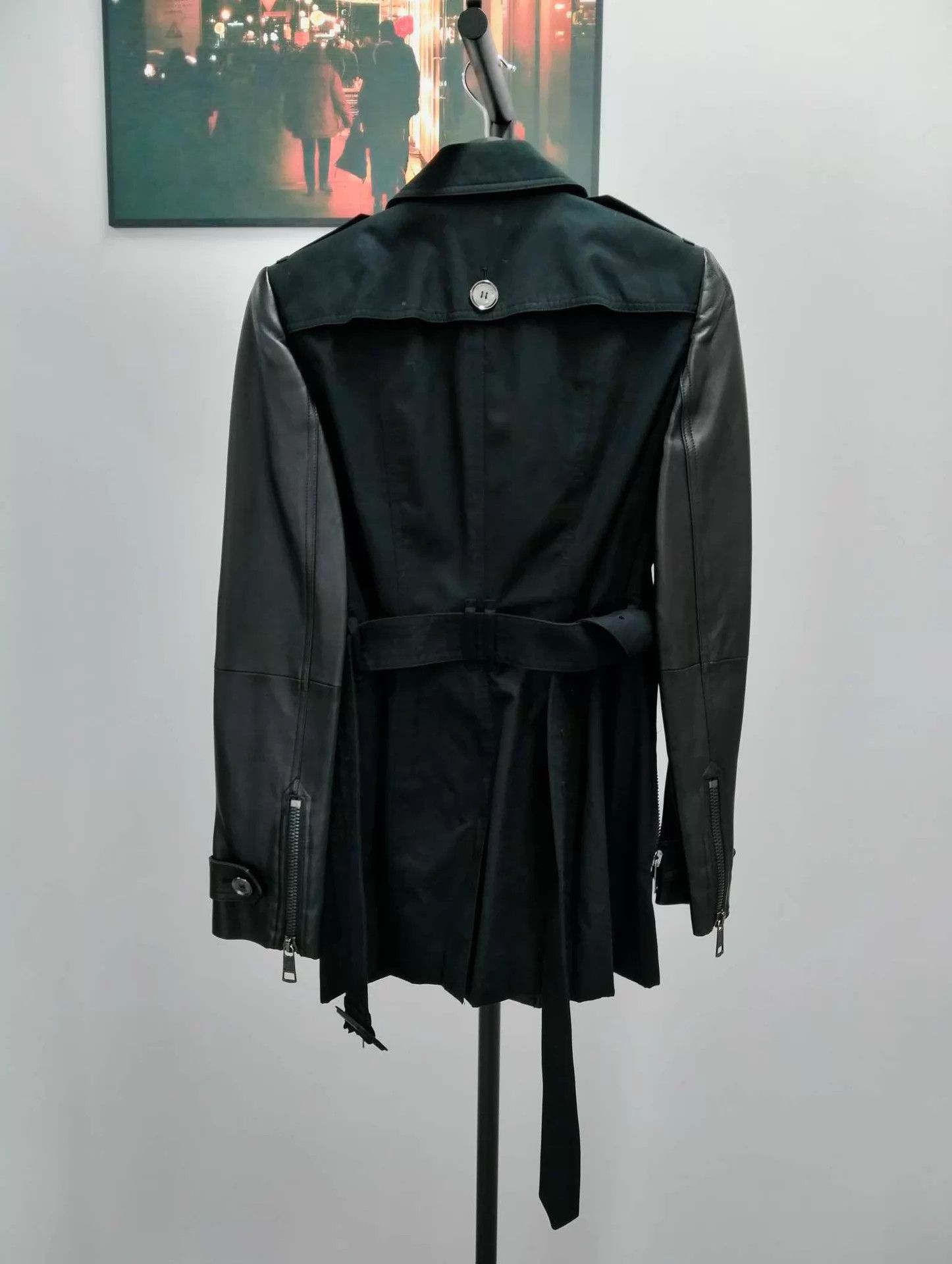 Burberry Burberry leather panel trench coat uk8 Size M / US 6-8 / IT 42-44 - 2 Thumbnail