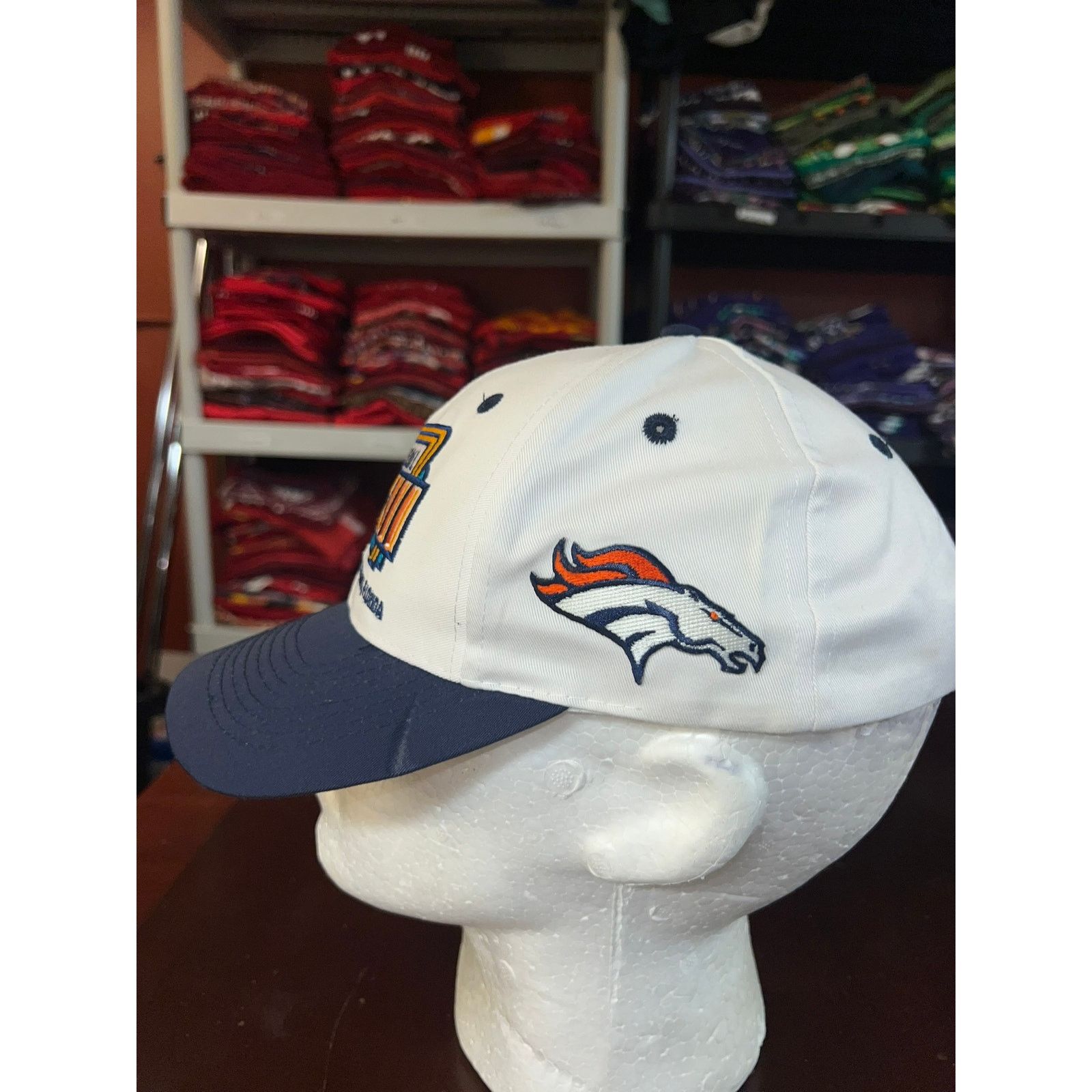 NFL Vintage Denver Broncos Super Bowl Snapback Hat 33 NFL VTG Size ONE SIZE - 4 Thumbnail